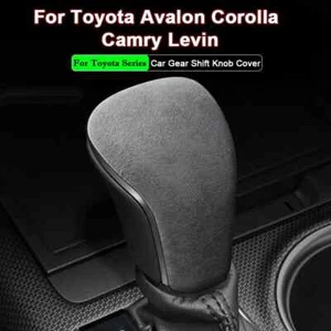 For Toyota Avalon Corolla Camry Gear Shift Knob Cover Collars Protector Suede - Picture 1 of 8