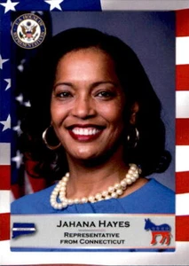 2020 United States Congress #186 Jahana Hayes Waterbury Connecticut Saint Joseph - Picture 1 of 2