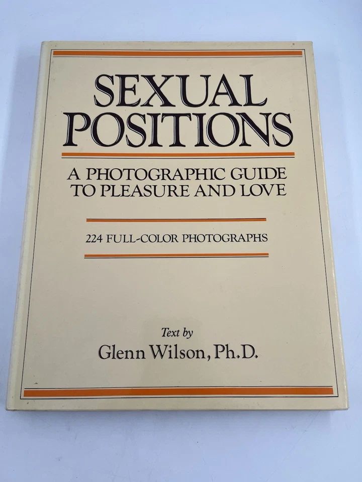 1984 Sexual Positions Photo Guide hardcover 224 color Peter Barry photographs - Imagem 1 de 4
