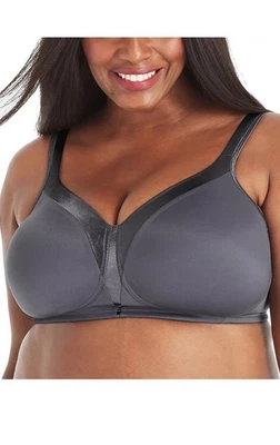 Playtex Full Figure 18 Hour Sleek & Smooth Wireless Bra 4803, Private Jet, 42DD - Image 1 of 4