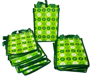 Lot of 13 Publix Grocery Store Wine Tote Bags w Handles Each Holds 4 Bottles - Picture 1 of 5