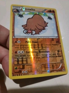 Pokemon 2015 Piloswine 81/162 BREAKthrough Reverse Holo Mint Pokemon Card - Picture 1 of 2