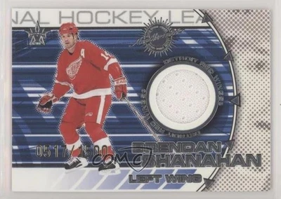 2000 Pacific Vanguard Dual Game-Worn Jerseys Brendan Shanahan Chris Chelios HOF - Image 1 of 2