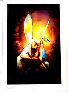 TINKERBELL CHRIS EHNOT EXCLUSIVE LIMITED EDITION SIGNED ART PRINT NM+ - Picture 1 of 2