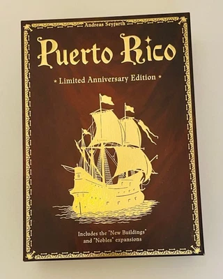 Puerto Rico Board Game - LIMITED ANNIVERSARY EDITION - COMPLETE, UNPLAYED - Image 1 of 4