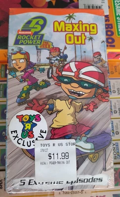 ROCKET POWER - MAXING OUT VHS Nickelodeon ORANGE TAPE Rare Brand new - Image 1 of 4