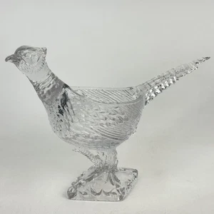 Vintage EAPG 13" Fasan Antik Kristall Glas Schale Servier Kompott Vogel Jagd - Bild 1 von 19