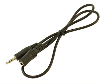 2ft 3.5mm Mini-Stereo TRS Male to Female Audio Extension Cable - Image 1 of 3