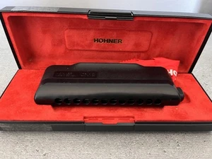 Hohner CX12 Cromatic C- Major Negro, Armónica - Incluye Caja Usado - Imagen 1 de 6