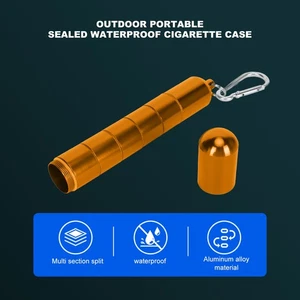 Tubo de cigarros (oro) aleación de aluminio impermeable desmontable sellado ciga ligero - Imagen 1 de 24
