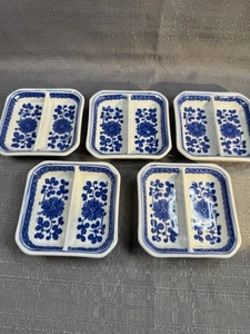 Chinesisches blau-weißes Geschirr 5er Set Vintage - Bild 1 von 8