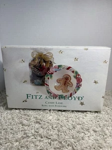 Fitz & Floyd Christmas Candy Lane Schale mit Potpourri unbenutzt in offener Box 2001 - Bild 1 von 6