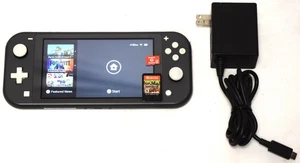 Nintendo Switch Lite Gray HDH-001 with 128GB microSD & Minecraft Game - Picture 1 of 12