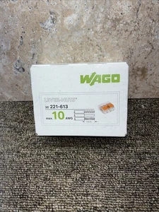 Wago 221-613 HEBELMUTTERN 10AWG 3-Leiter Kompakt-Drahtverbinder 30 Stück 6345 91 - Bild 1 von 5