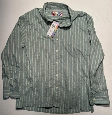 NWT Abercrombie & Fitch The Trevor Project Men’s Green Dress Shirt Size XS $60 - Image 1 of 4