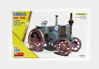 1:24 MINIART Lanz Bulldog D8500 German Agricultural Tractor 1949 Kit MA24001 - Immagine 1 di 2