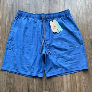 Prana Metric E-Waist Short 8" Men's XXL Rich Sapphire Standard Fit Stretch Trunk - Picture 1 of 7