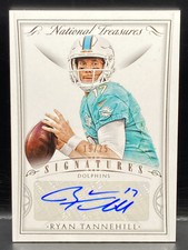 RYAN TANNEHILL 2015 PANINI NATIONAL TREASURES SIGNATURES AUTOGRAPH 19/25