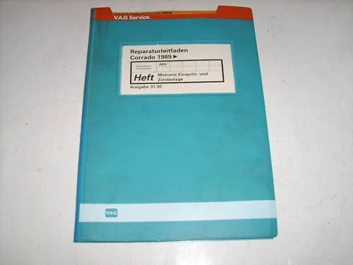 Manuale Officina VW Corrado Da 1989 Mkb Abv Sistema, Stand 01/1992 - Immagine 1 di 1