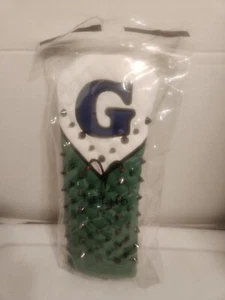 Neu Selmo Golf Holz Cover "G" blau weiß grün Nieten Goth Punk - Bild 1 von 2