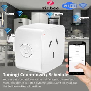 Smart Wifi/ZigBee Socket Switch Works with Alexa Echo Google Home IFTTT Remote - Picture 1 of 16