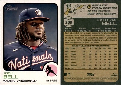 2022 Topps Heritage Baseball-You Pick-You Choose-NM-2159 - Image 1 of 3