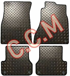 AUDI A7 2011 to PRESNT TAILORED CAR MATS in 3 & 5MM Thick RUBBER with 8 Clips