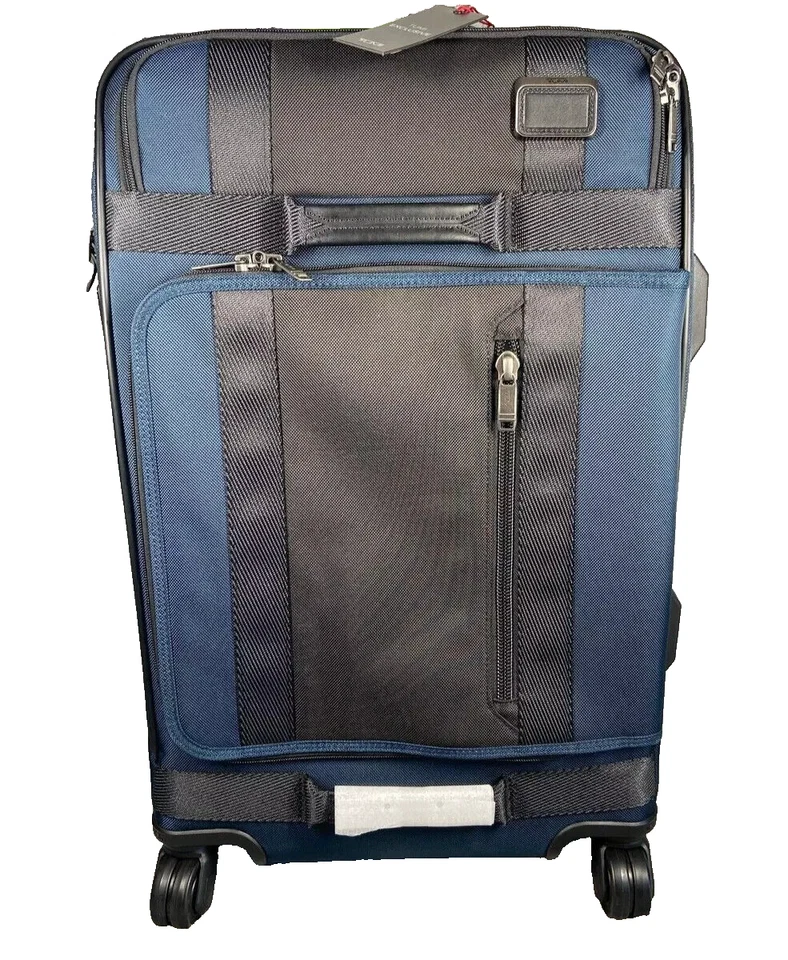 Tumi Merge 149142-1599 Short Trip Expandable 4 Wheeled Packing Suitcase-Navy