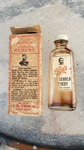 Antico rimedio casalingo vintage farmacia Hite's con scatola olio di serpente ciarlatano medico - Foto 1 di 5