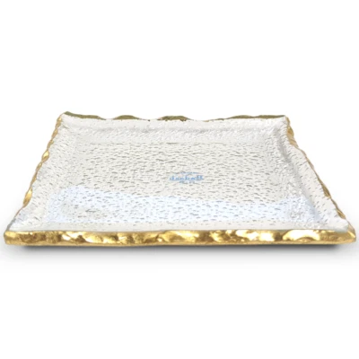 Placa cuadrada Badash Gold Edge 5" (F3041) Foto 1 de 3