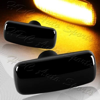 For Jeep Grand Cherokee/Patriot/Compass Smoke Lens Amber LED Side Marker Lights - Image 1 of 4