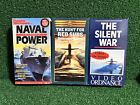 3 Navy Vhs Video Tapes: America?S Naval Power, Hunt For Red Subs, The Silent War