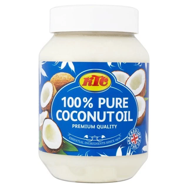 Pure Coconut Oil  For Hair & Skin Care Multipurpose KTC 100% Pure 500ml- 2 x Jar - Image 1 of 1