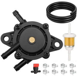 Fuel Pump Set with Filter and Fuel Line Hose For Kohler 17HP-25 HP Briggs - Picture 1 of 9