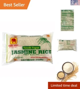 Genuine Thai Hom Mali Jasmine Rice, 5 Pound Resealable Bag for Culinary Use - Picture 1 of 7