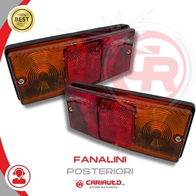 Coppia Fanali Posteriori COBO Universali Per Trattori Carrelli Destro Sinistro - Immagine 1 di 4