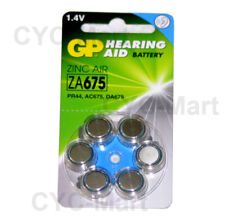 GP ZA675 Zinc Air Hearing Aid Battery 2 packs of 6pcs total 12 batteries