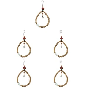 Set of 5 Agarwood Mobile Phone Chain Miss Hanging Lanyard Tether - Zdjęcie 1 z 12