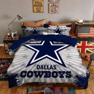 Dallas Cowboys Logo Nfl Bedding Set , Bedding Set Nfl , Bedding Set Hot 2025 - Picture 1 of 1