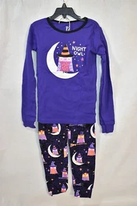 PJ Place Pajamas Size 6X/7 Night Owl Halloween Snug Fit Girl's - Picture 1 of 6