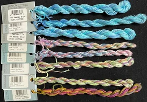 8xNeedlepoint/Embroidery CARON Waterliles 12ply strand silk (2x12yd skein)-ZC246 - Picture 1 of 1