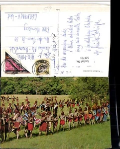 521791,Masais Dancing Volkstypen Typen Tanz - Picture 1 of 1