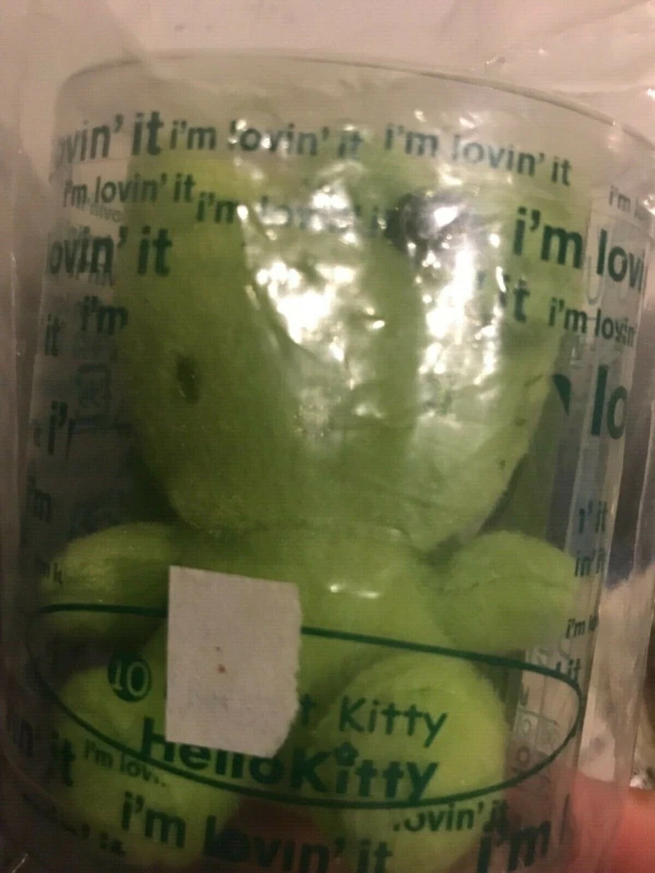 N0.10 peridot quartz  hello kitty HAPPY MEAL MCDONALD unopen mini plush strip - Image 1 of 1