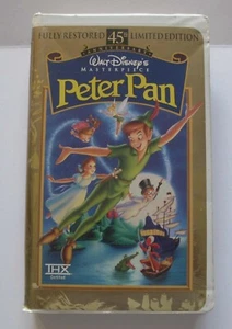 Peter Pan Walt Disney's Masterpiece VHS 45th Anniversary Limited Edition - Picture 1 of 4