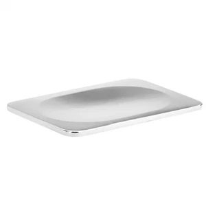 BORGANIC Seifenablage Messing Chrom für Bad & Küche >> zum Bohren - Bild 1 von 2