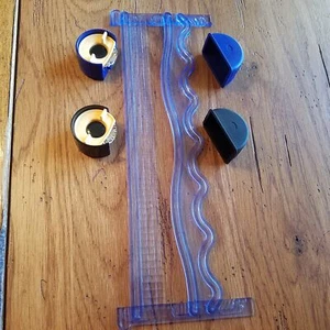 CREATIVE MEMORIES CUTTING SYSTEM 12 INCH PATTERNS STRAIGHT WAVY SWELL + 2 BLADES - Picture 1 of 4