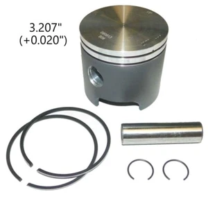 Piston Kit JOHNSON EVINRUDE 28-60 HP 2 CYLINDER 80-05 3.207" (+.020) 100-100-05K - Picture 1 of 1
