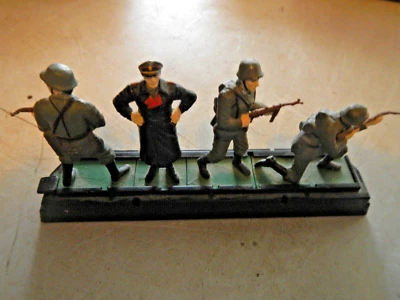 LOT OF (4) Die Cast IRON German SOLDIERS VERY NICE - Image 1 of 4