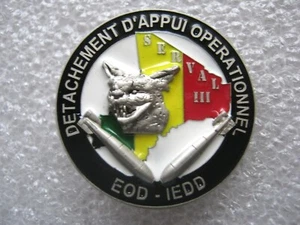 INSIGNE GENIE 31° RG LE DAO EOD IEDD OPEX SERVAL MALI (NUMEROTE) FAB. IMC - Picture 1 of 2