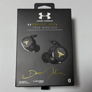 JBL Under Armour Project Rock TRUE WIRELESS Headphones Over Ear black Used - Picture 1 of 20